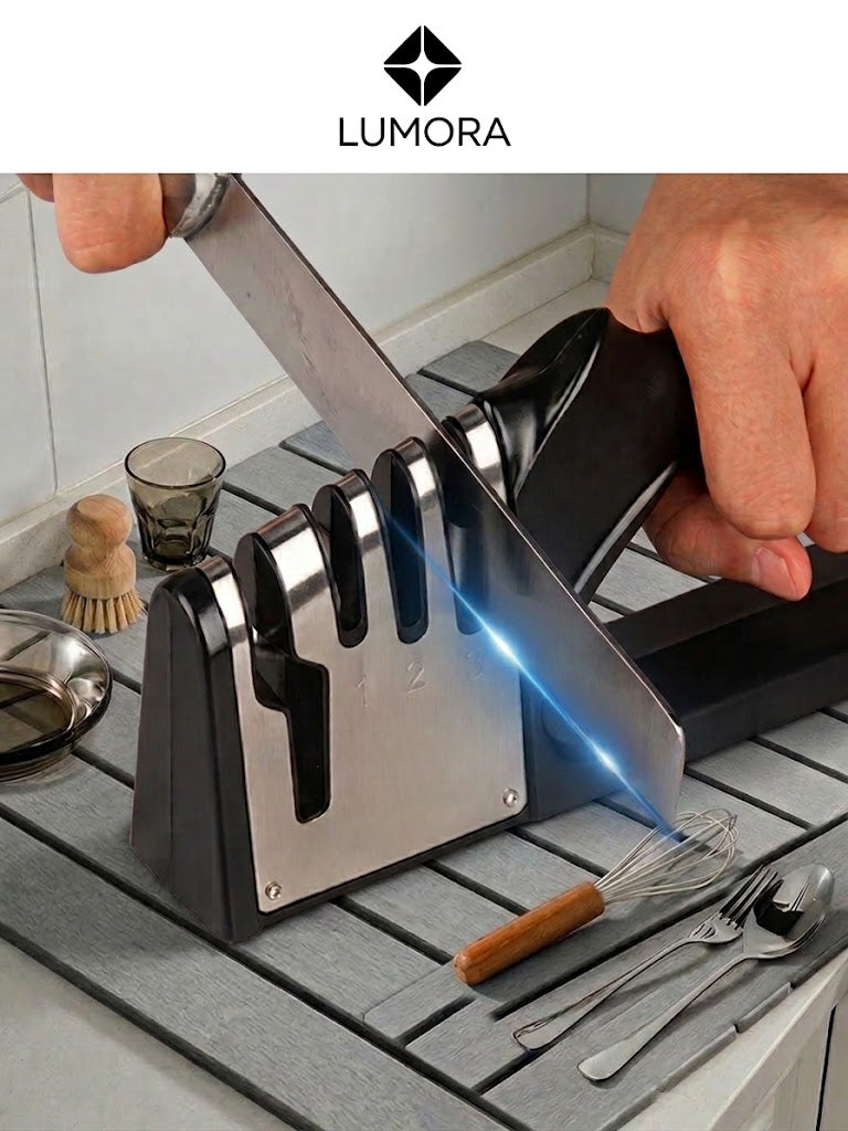Lumora™ 4-Stage Knife Sharpener