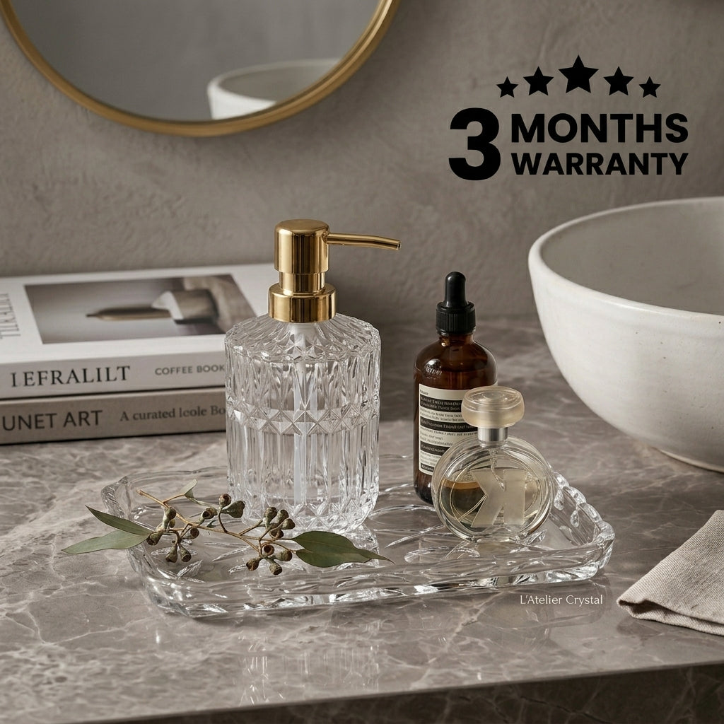 Lumra™ CrystalGlass Soap Dispenser