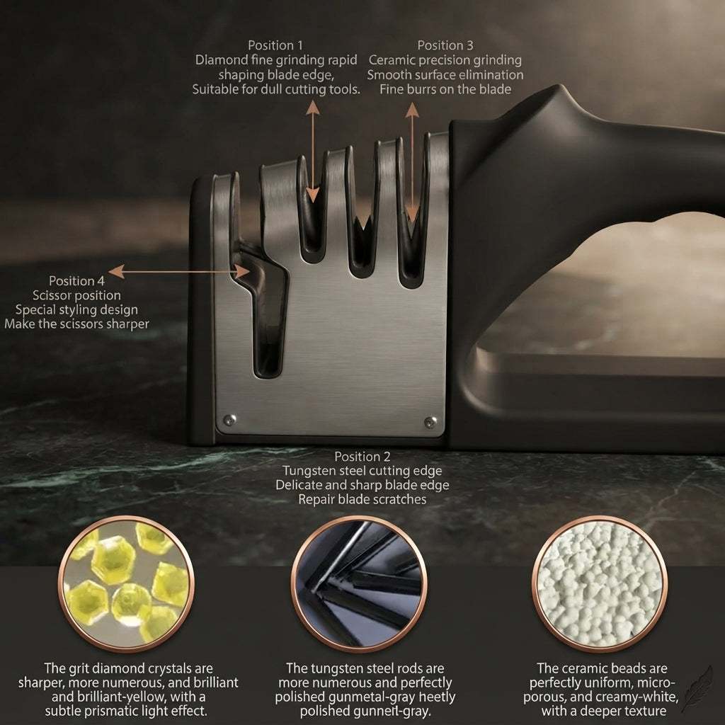 Lumora™ 4-Stage Knife Sharpener