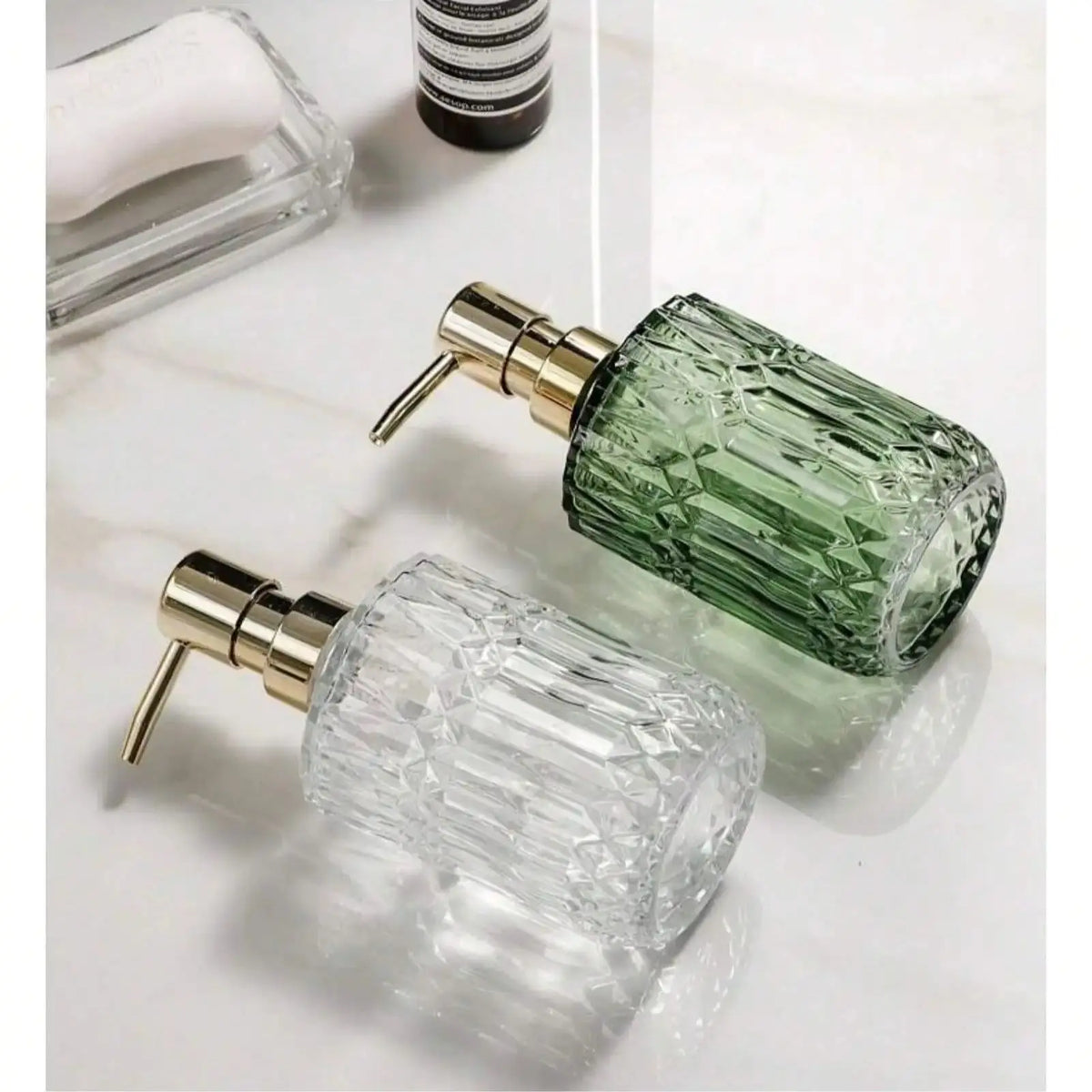 Lumra™ CrystalGlass Soap Dispenser